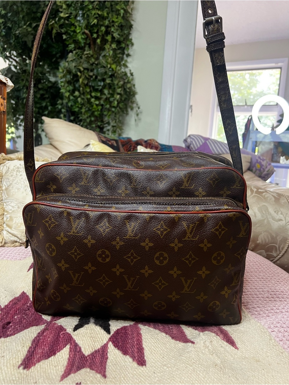 Louis Vuitton Vintage Monogram Nile GM Shoulder Bag